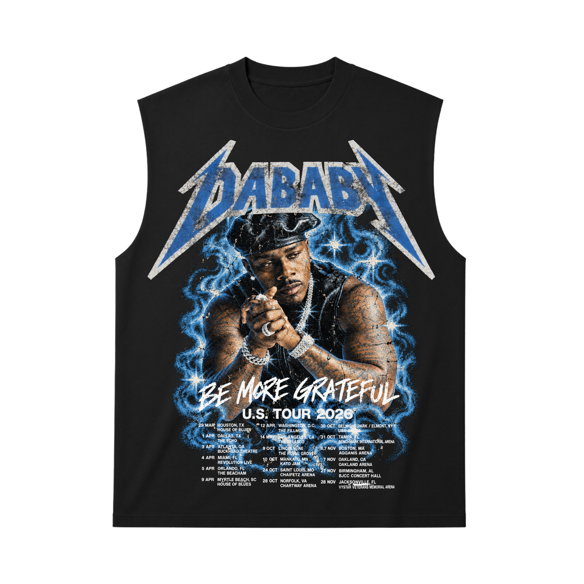 DaBaby Be More Grateful Tour Sleeveless