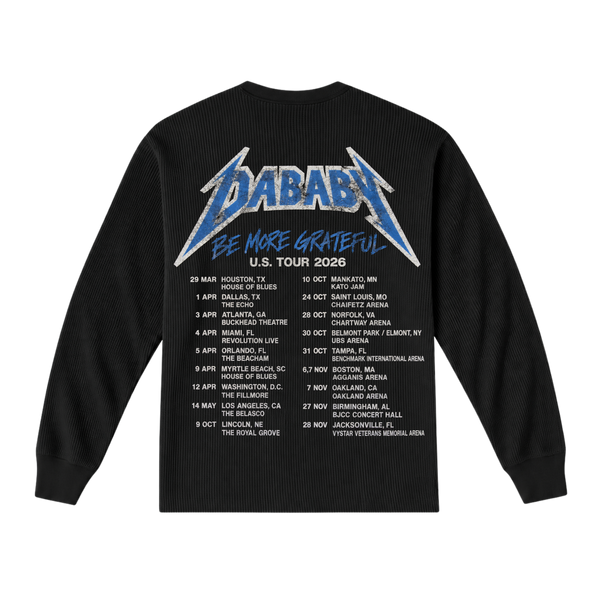 DaBaby LA Cap Tour Thermal Long Sleeve