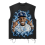 DaBaby LA Cap Distressed Cutoff Sleeveless