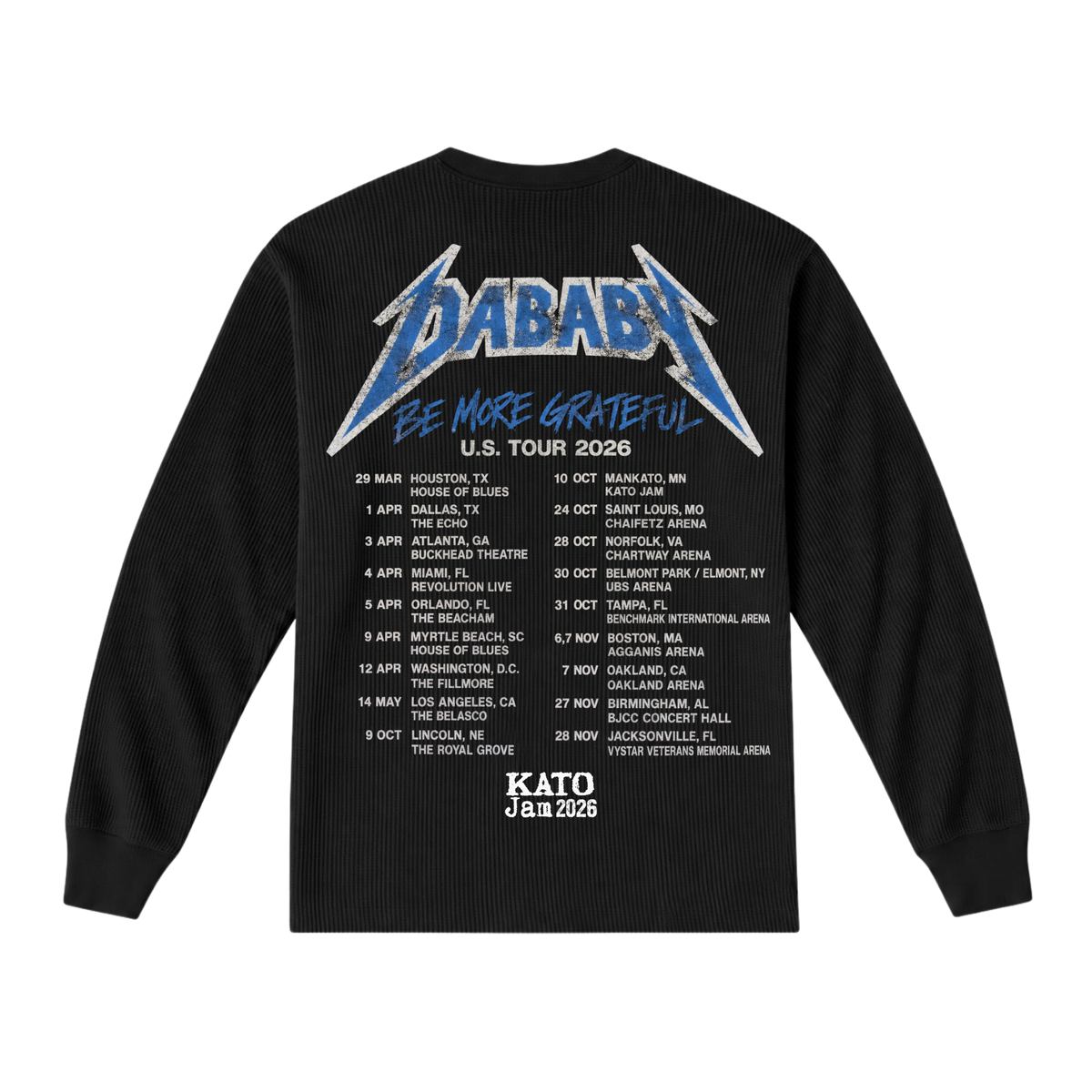 DaBaby Mankato 10.10.26 Thermal Long Sleeve