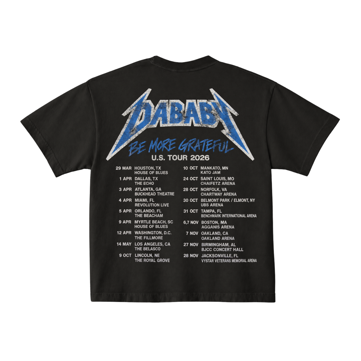 DaBaby LA Cap Tour Tee